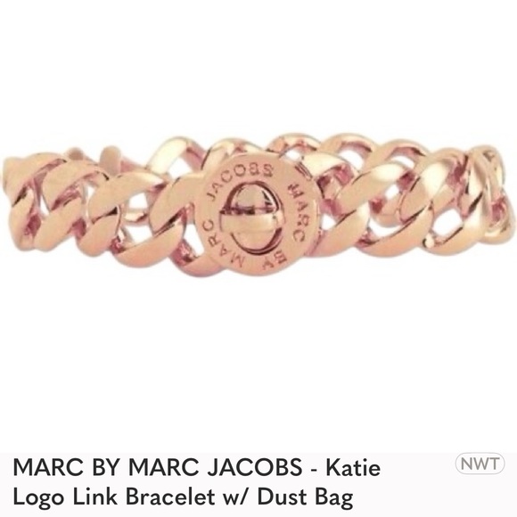 Marc by Marc Jacobs Rose Gold Chain Bracelet New in Dust Bag $88 MSRP